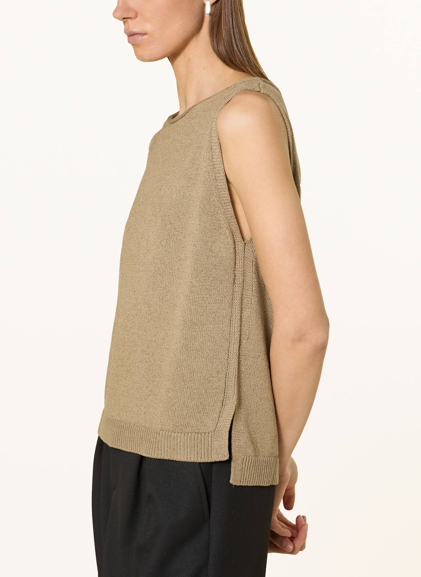 Marc O'Polo Pullunder mit Leinen: BEIGE