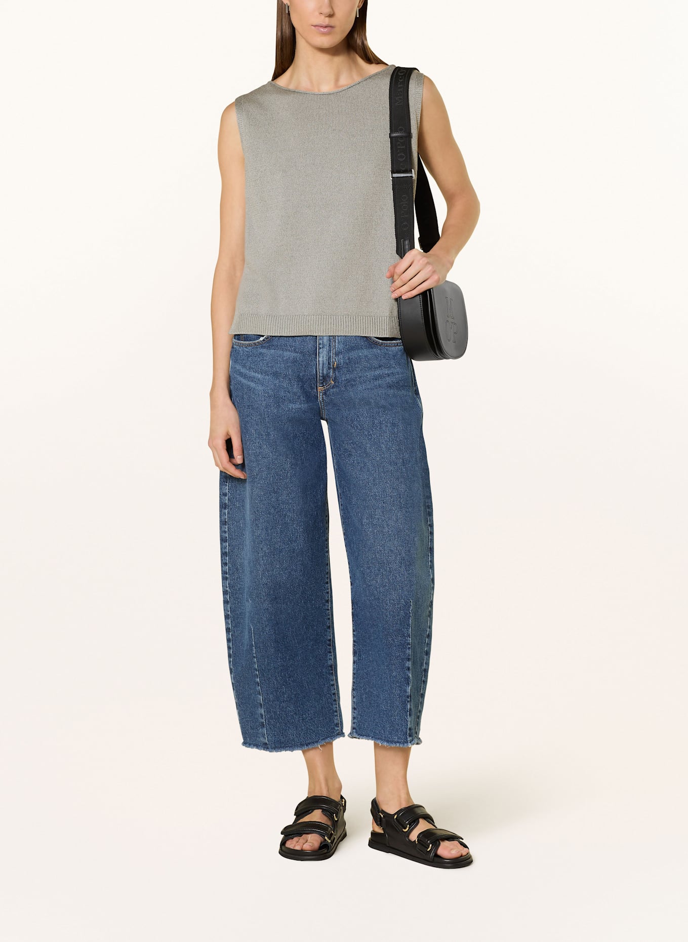 Marc O'Polo Pullunder mit Leinen: BLAUGRAU