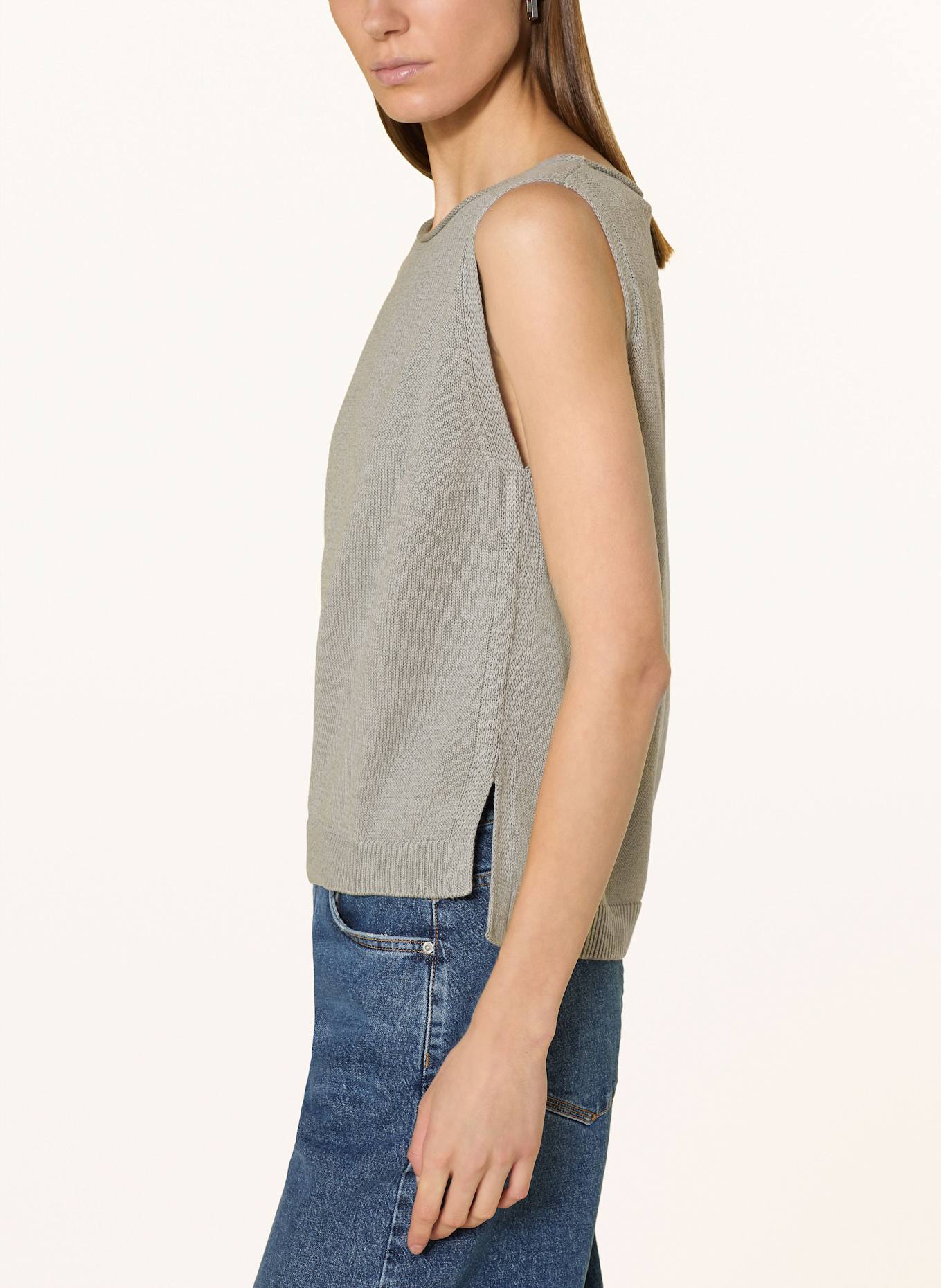 Marc O'Polo Pullunder mit Leinen: BLAUGRAU