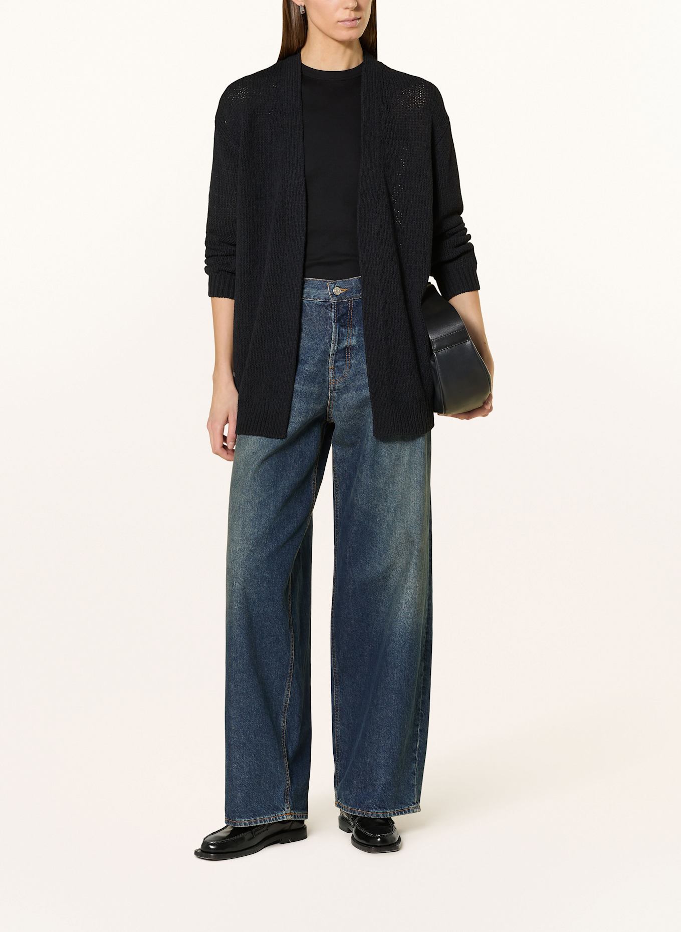 Marc O'Polo Dzianinowe wdzianko: CZARNY