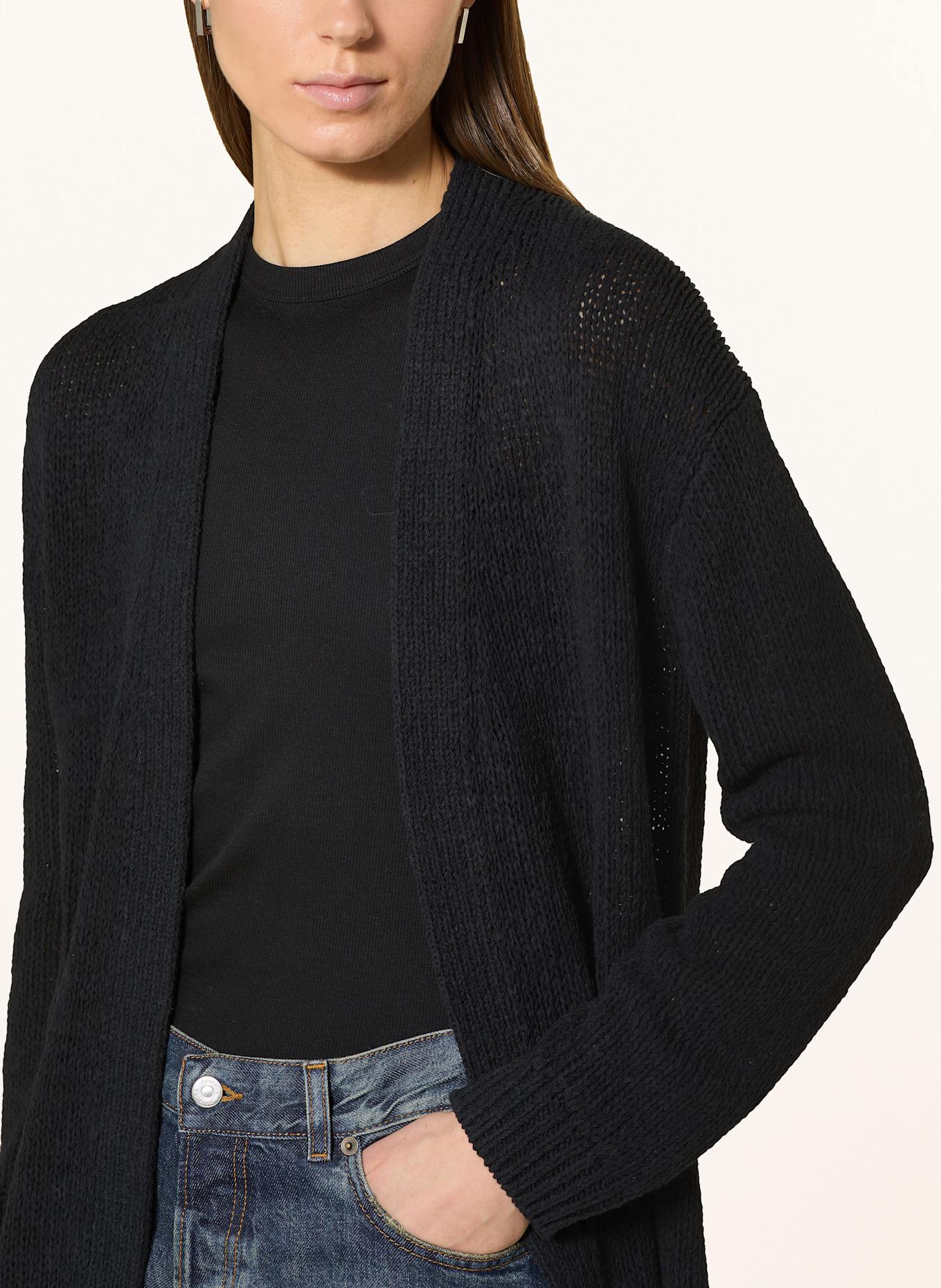 Marc O'Polo Dzianinowe wdzianko: CZARNY