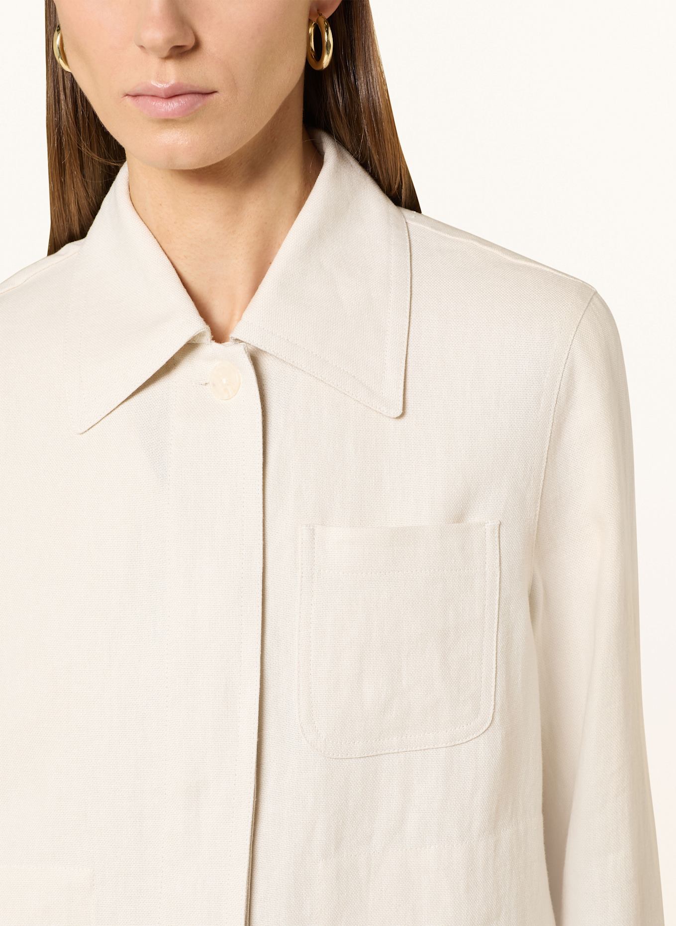 Marc O'Polo Overjacket z dodatkiem lnu: ECRU