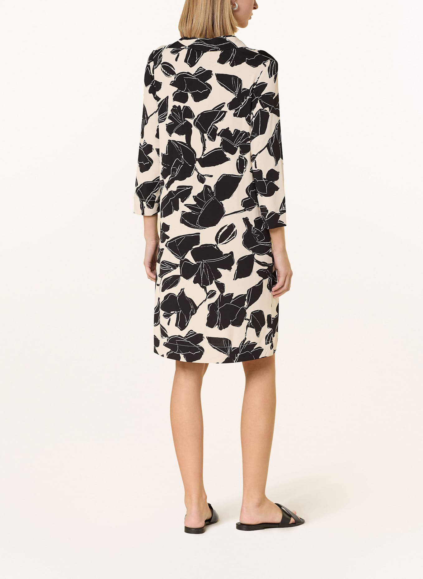 Marc O'Polo Kleid: ECRU / SCHWARZ