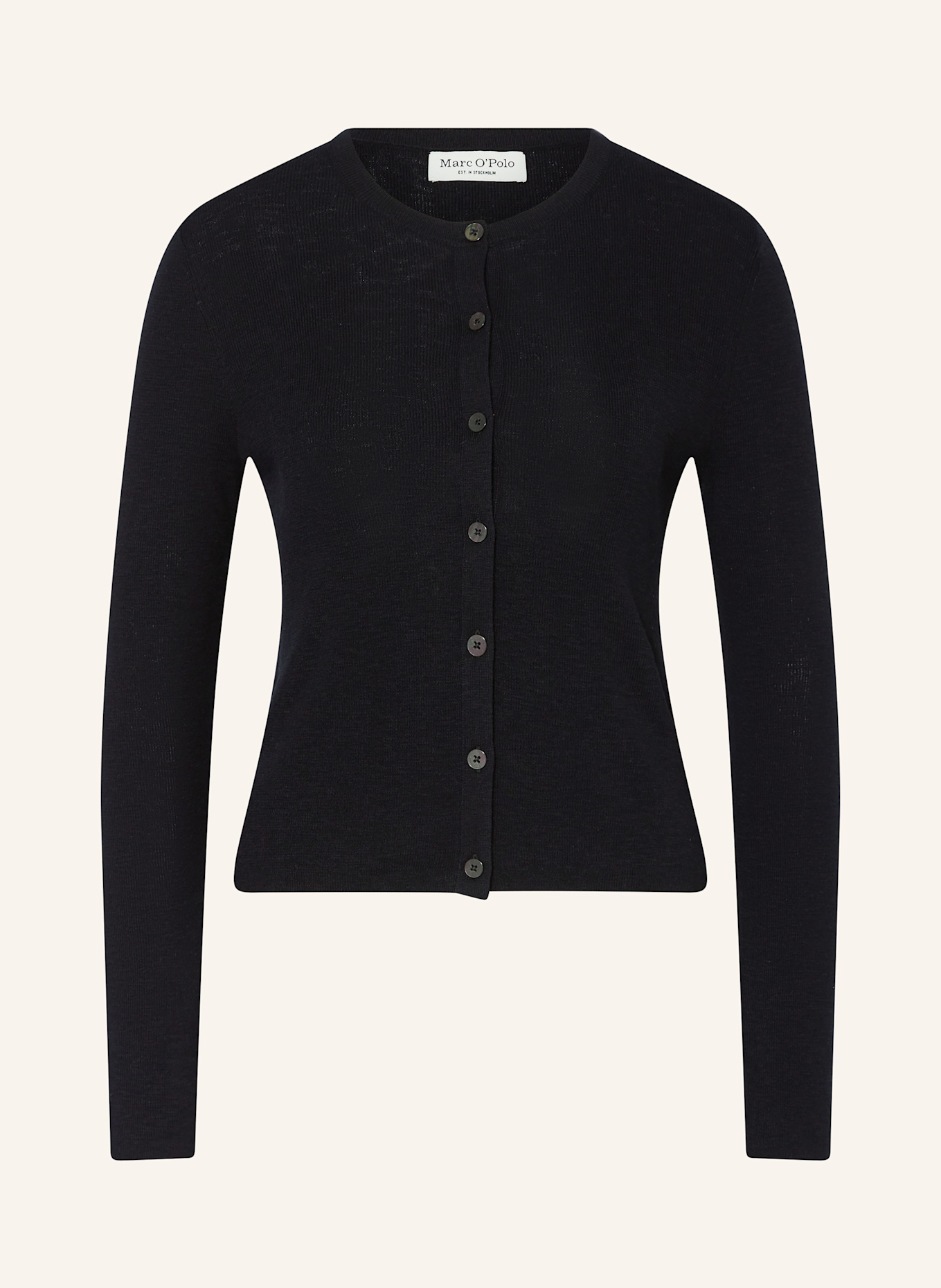 Marc O'Polo Strickjacke: SCHWARZ