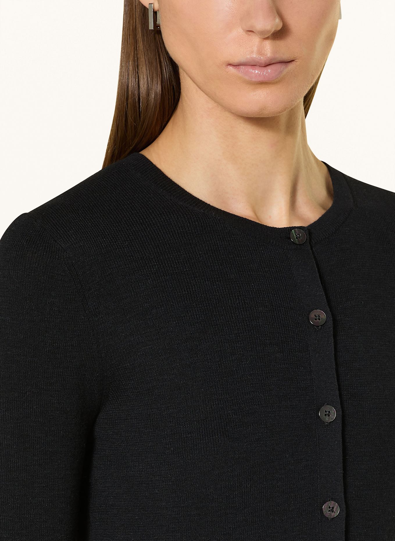 Marc O'Polo Strickjacke: SCHWARZ