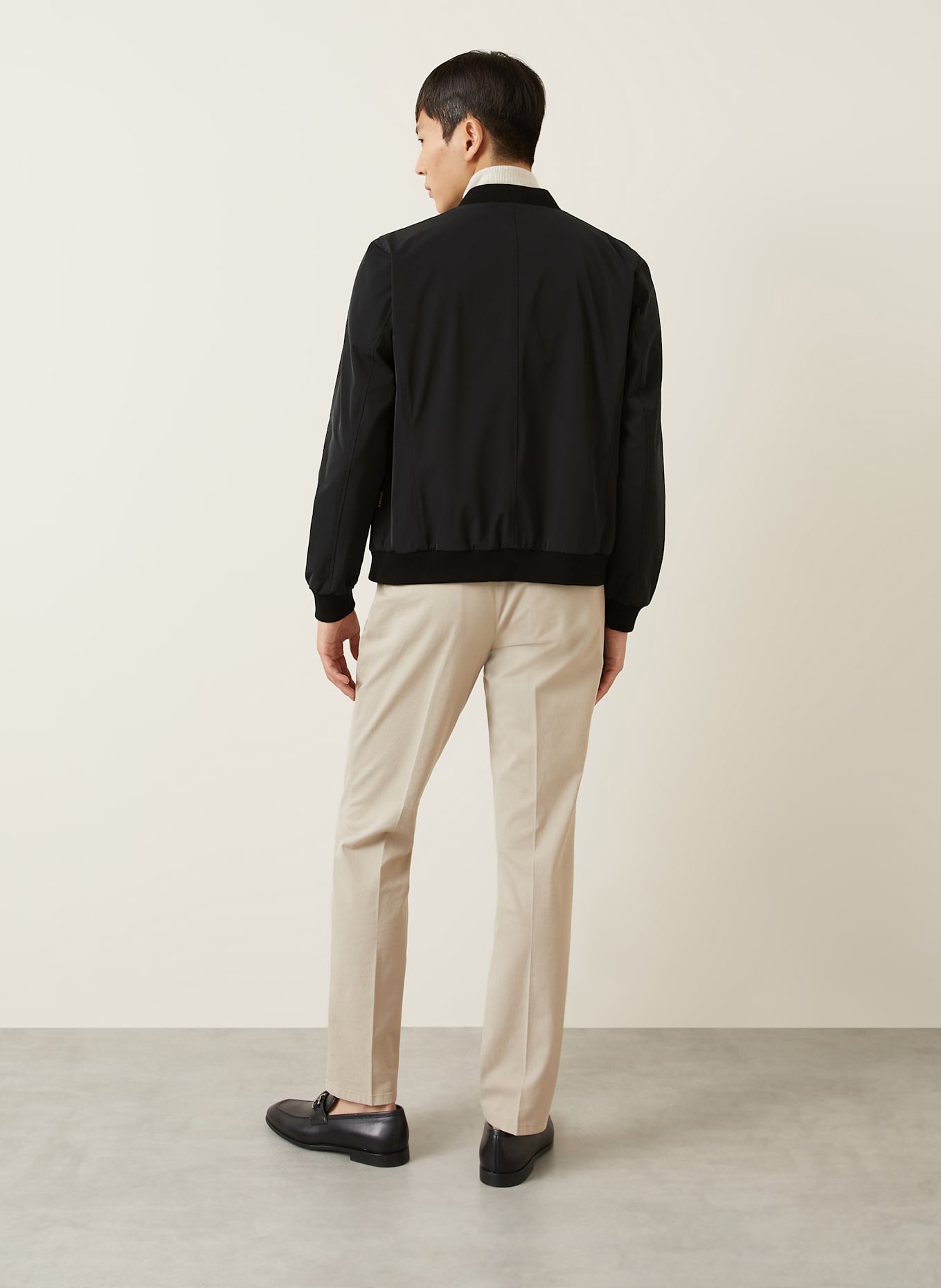 MOORER Blouson SORANO: ČERNÁ