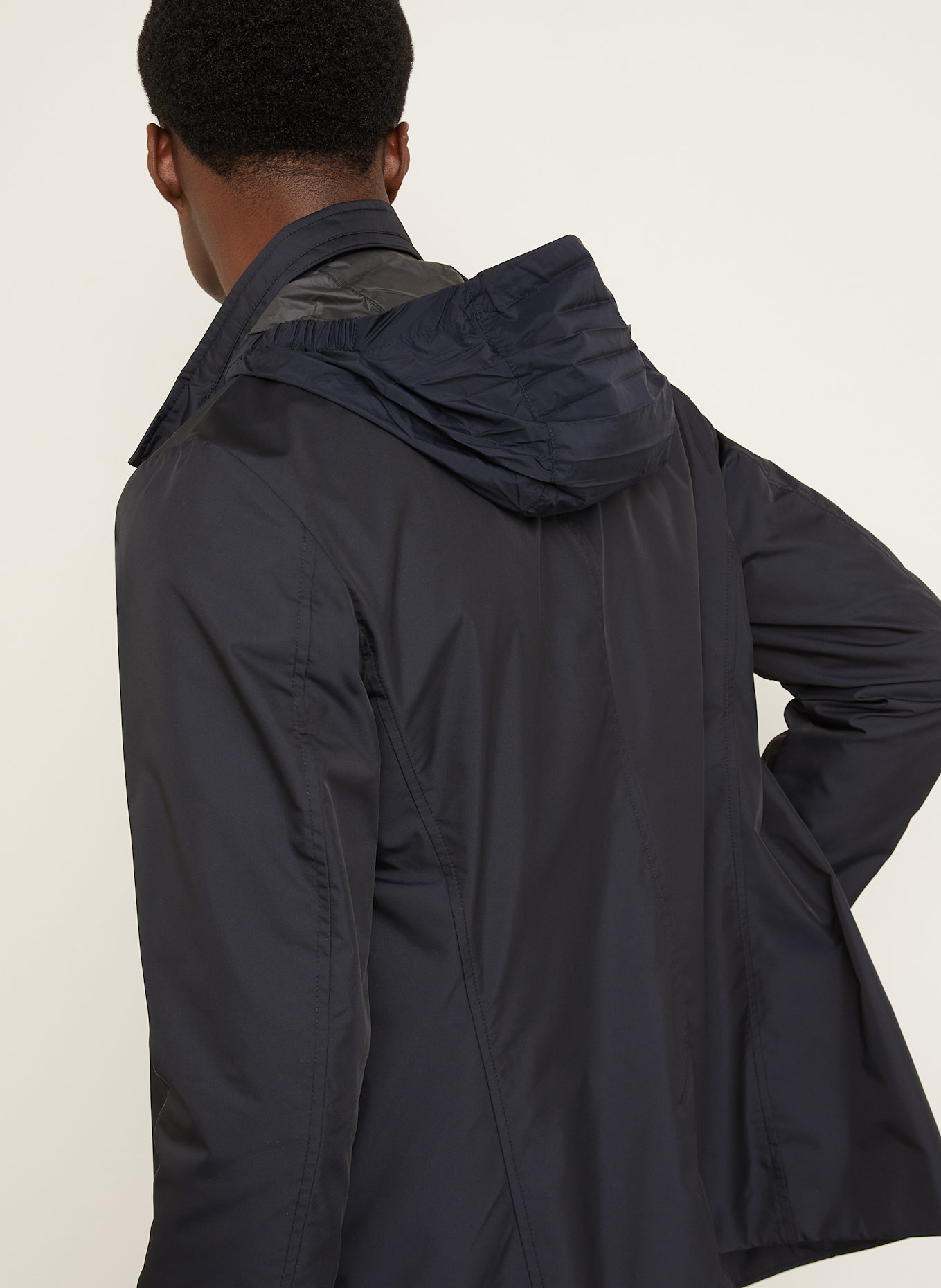 MOORER Jacke mit Blende: DUNKELBLAU
