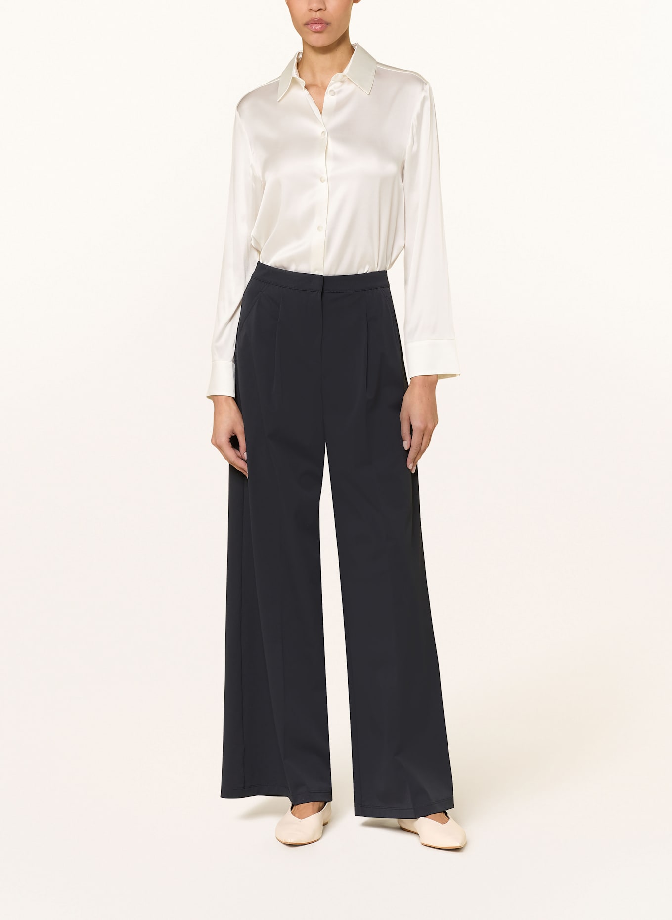 MM KADIAK silk shirt Tigres blouse: ECRU