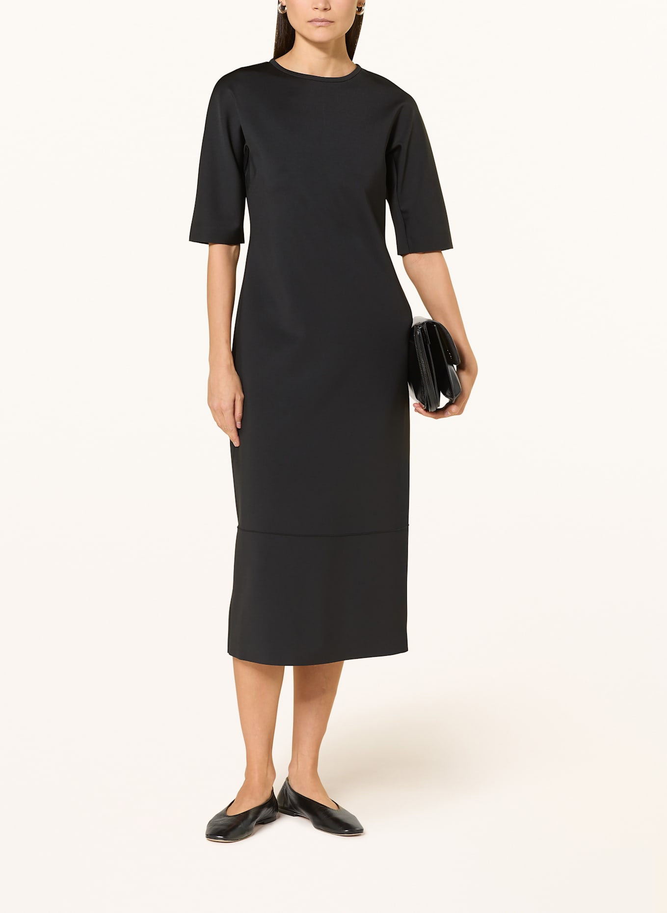 MM Jerseykleid WALLY: SCHWARZ