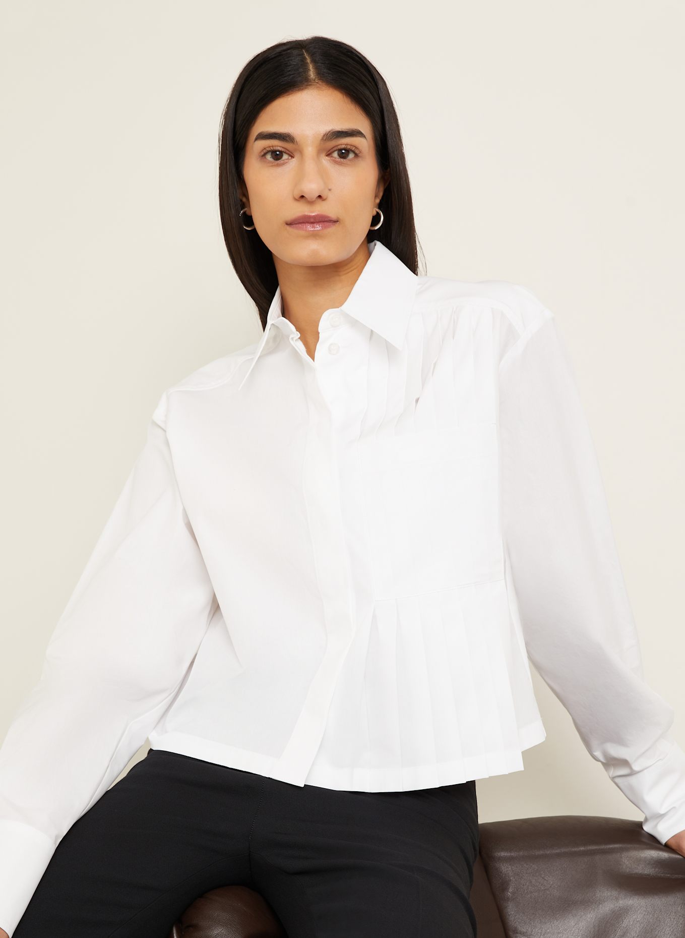 SPORTMAX Hemdbluse DEBORAH: WEISS