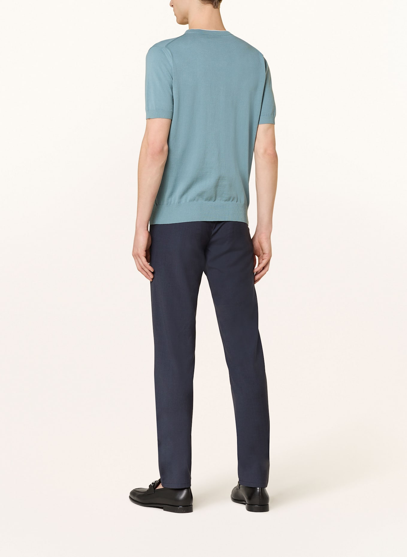 CANALI Knit shirt: BLUE GRAY