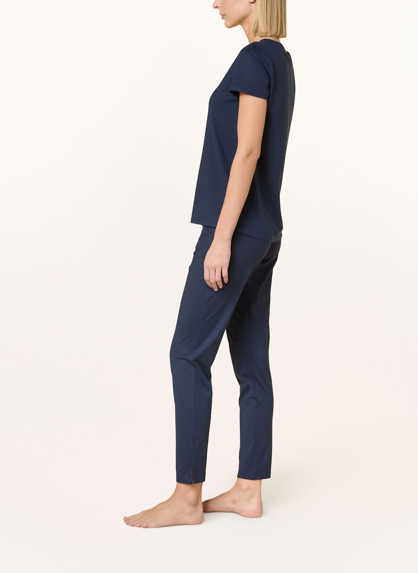 HANRO Lounge-Hose SLEEP & LOUNGE: DUNKELBLAU