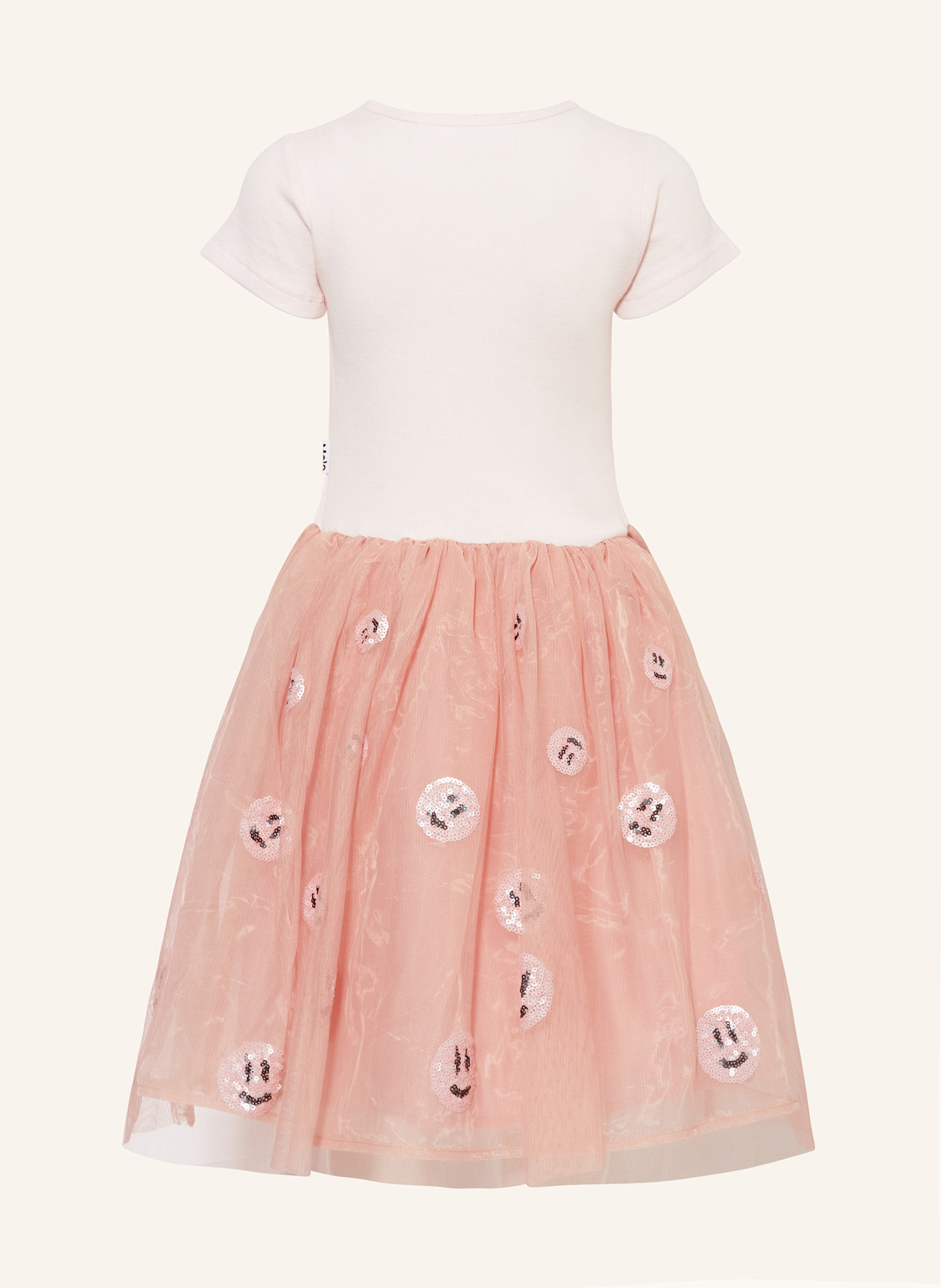 molo Kleid im Materialmix: HELLROSA / ROSÉ