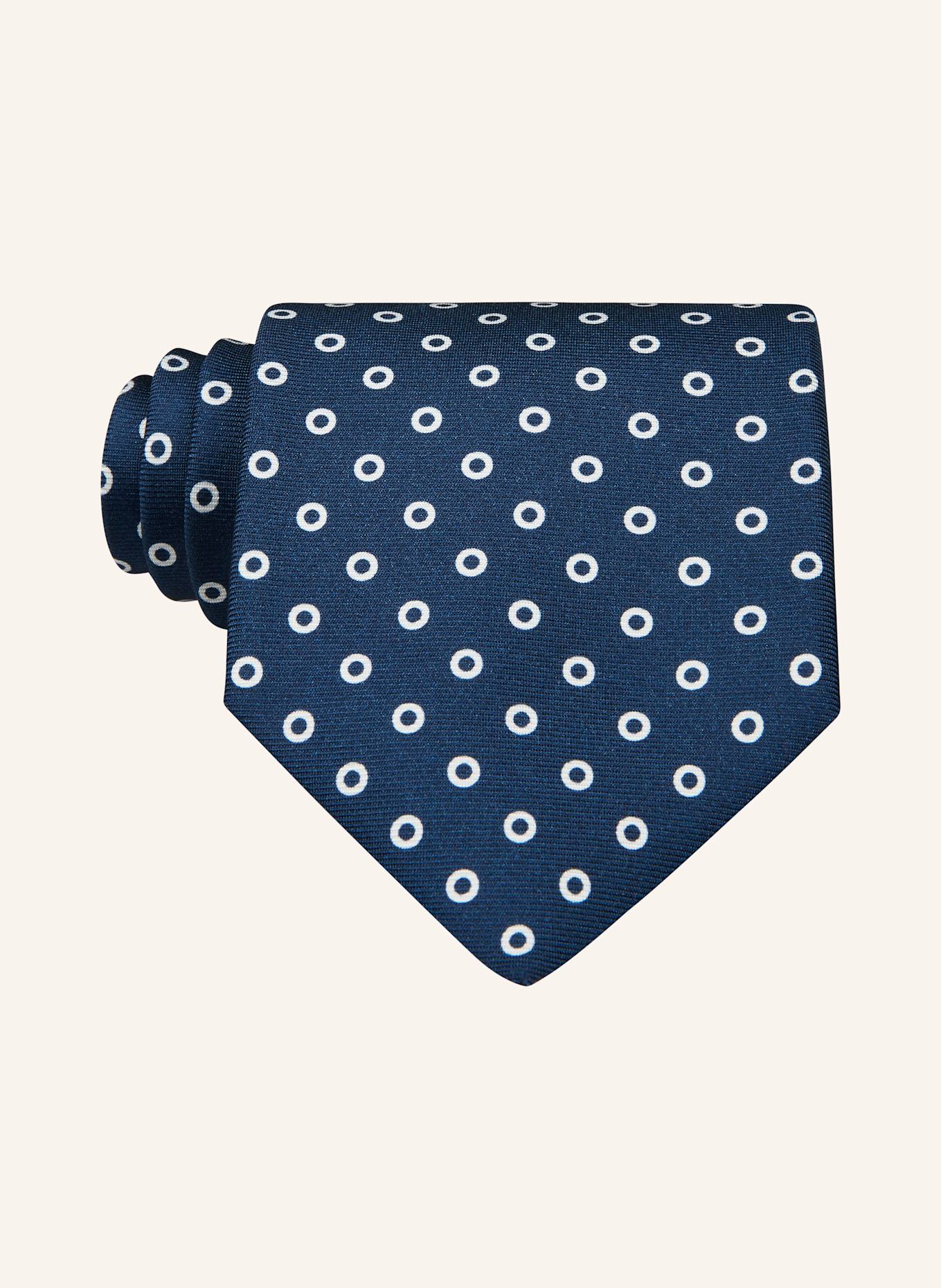 VIOLA MILANO Krawatte: DUNKELBLAU / WEISS
