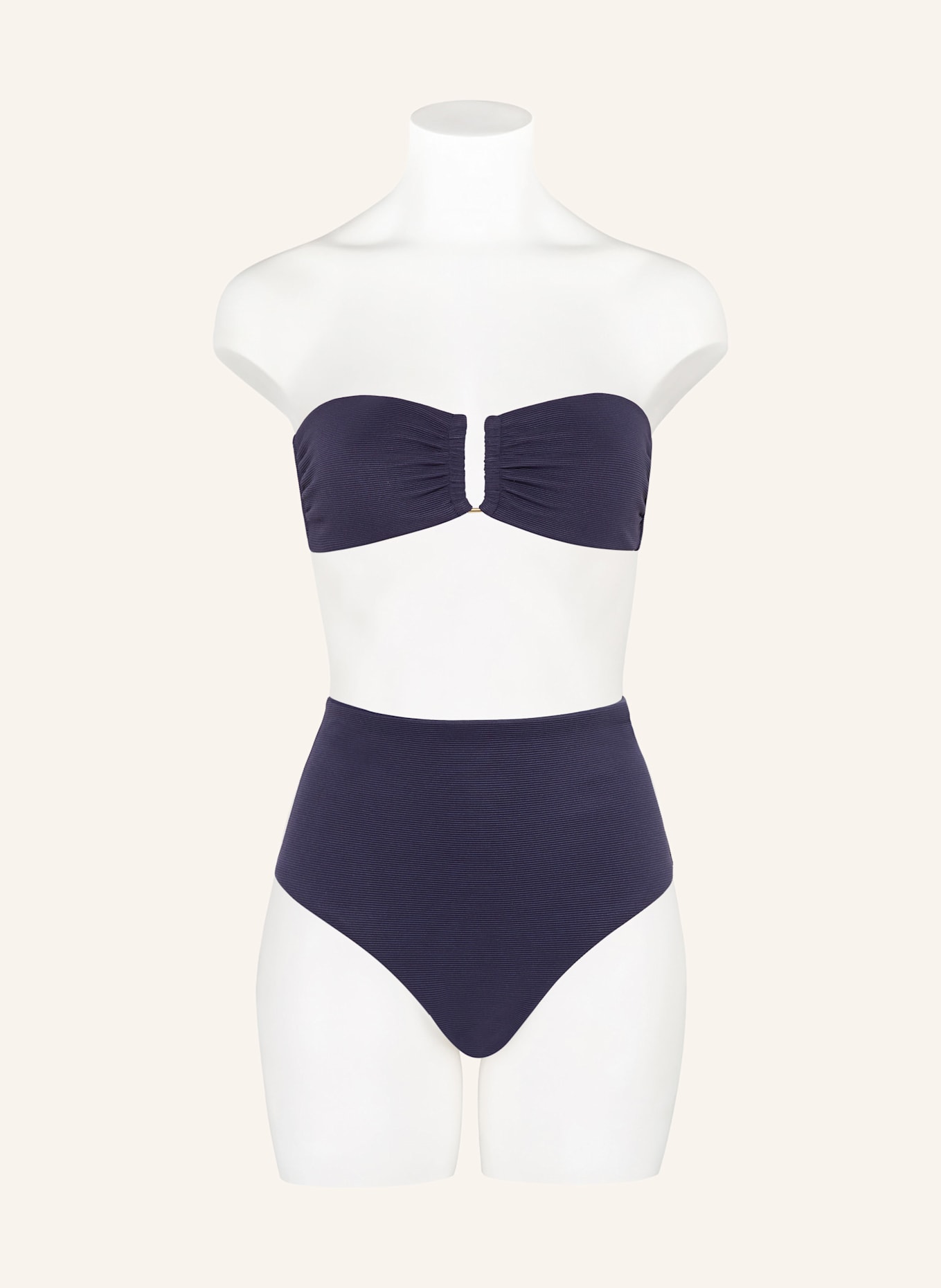 JETS Australia Bandeau-Bikini-Top ISLA: DUNKELBLAU