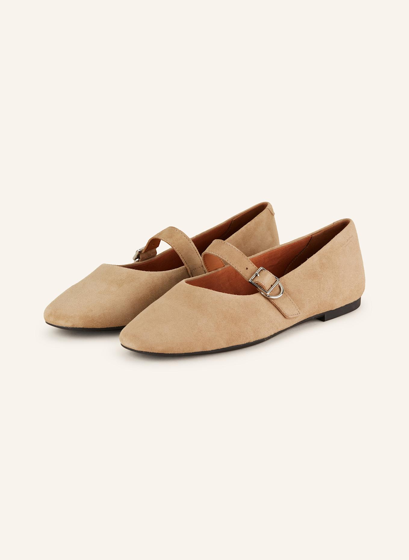 VAGABOND SHOEMAKERS Mary Jane ballet flats JOLIN: CAMEL