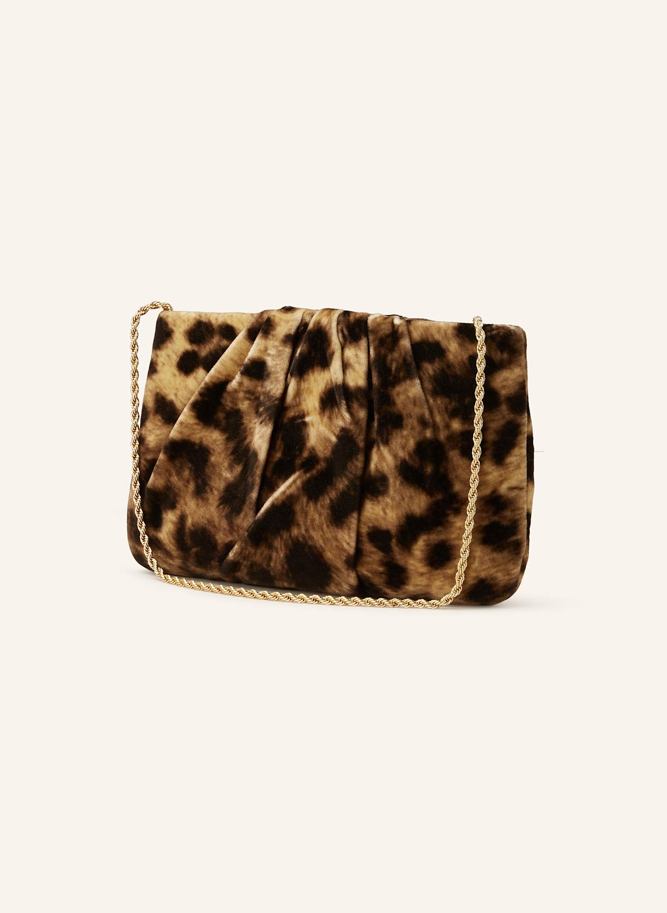 LOEFFLER RANDALL SERENA clutch: BLACK/ CREAM