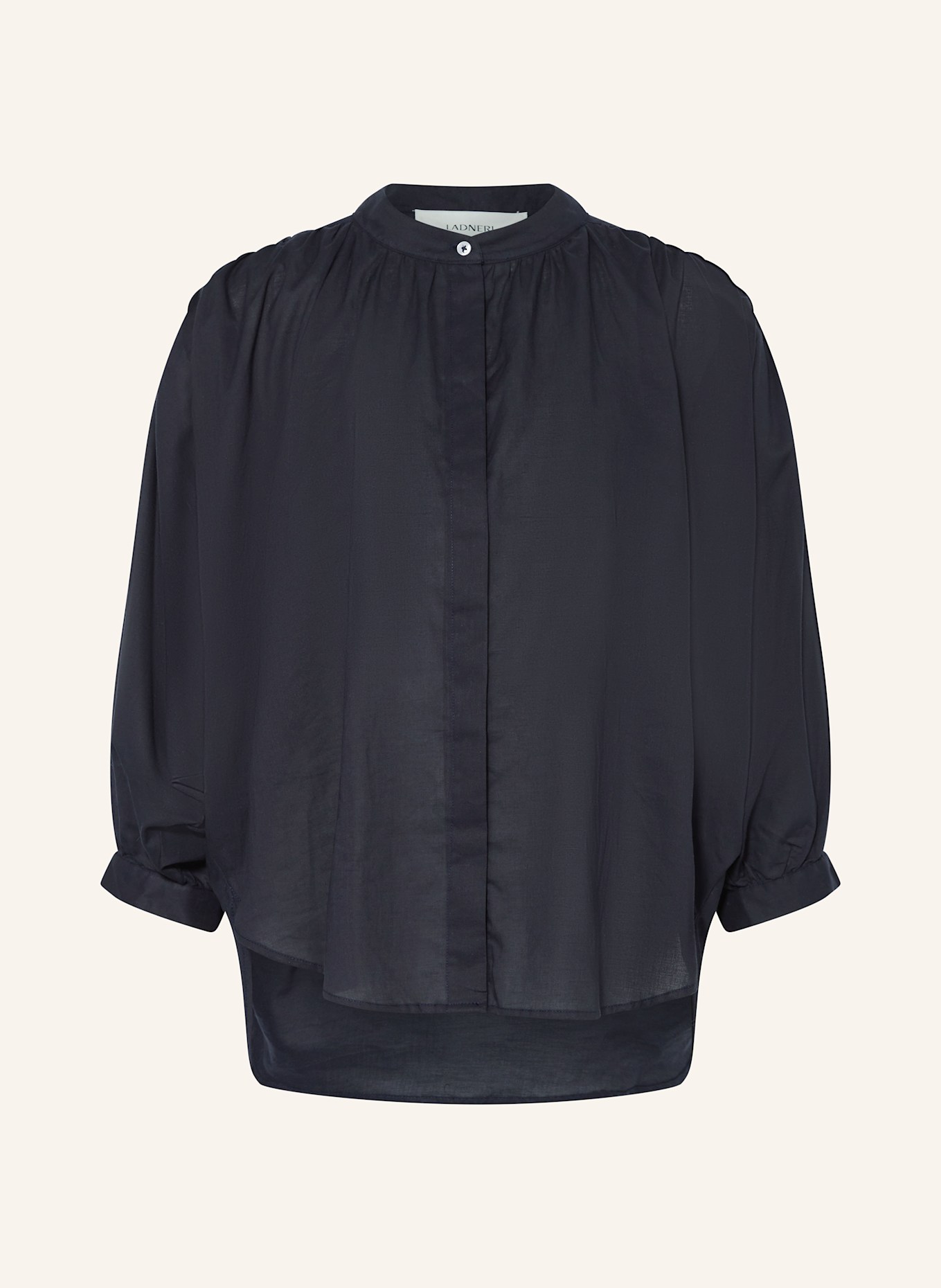 LADNERI Bluse ANTIBES: DUNKELBLAU