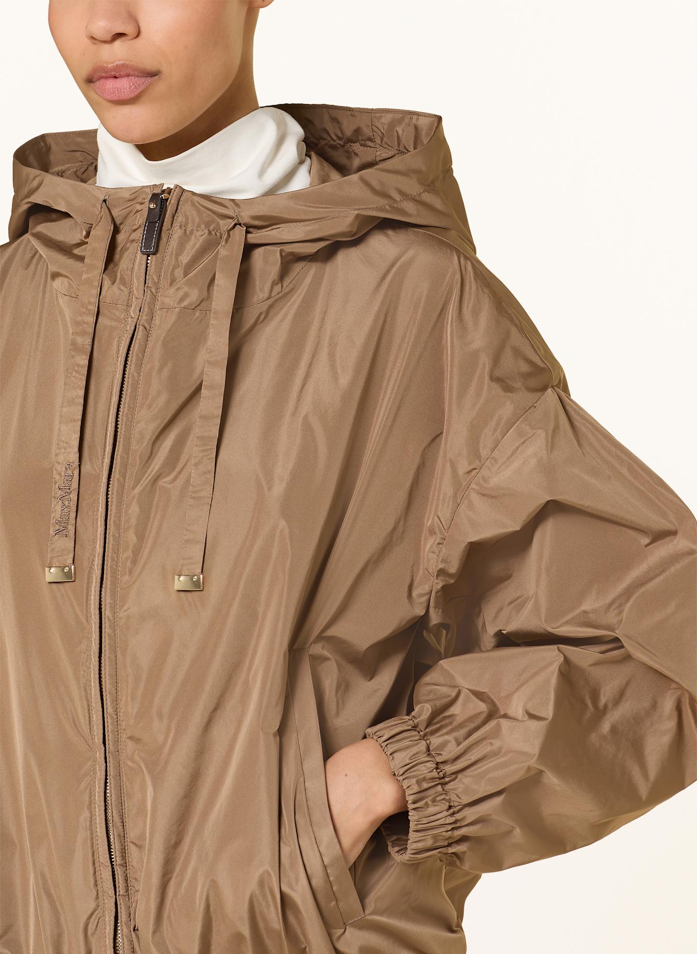 Max Mara The Cube Bomber jacket TEA in light brown