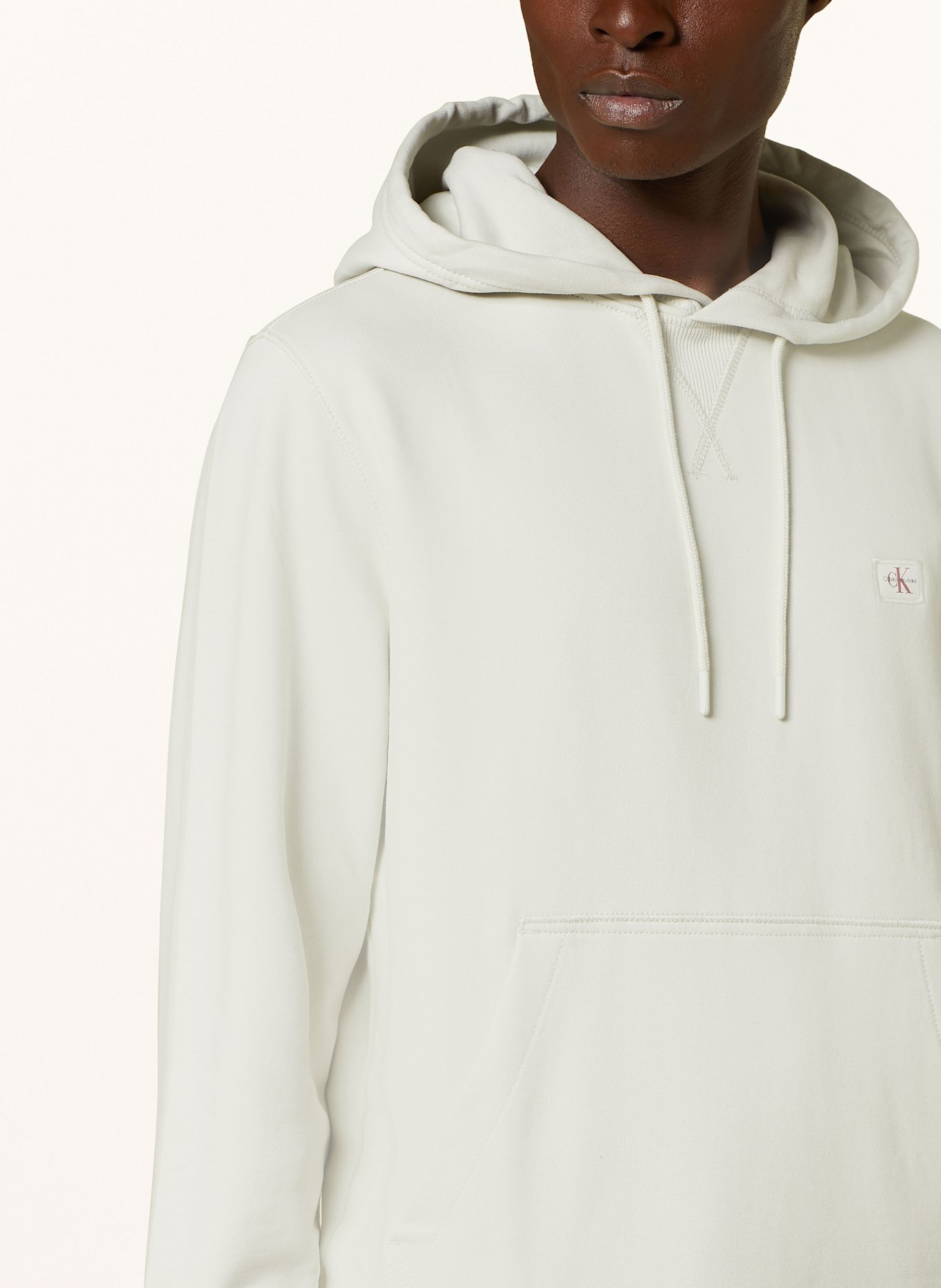 Calvin Klein Jeans Bluza z kapturem: JASNOCZARY