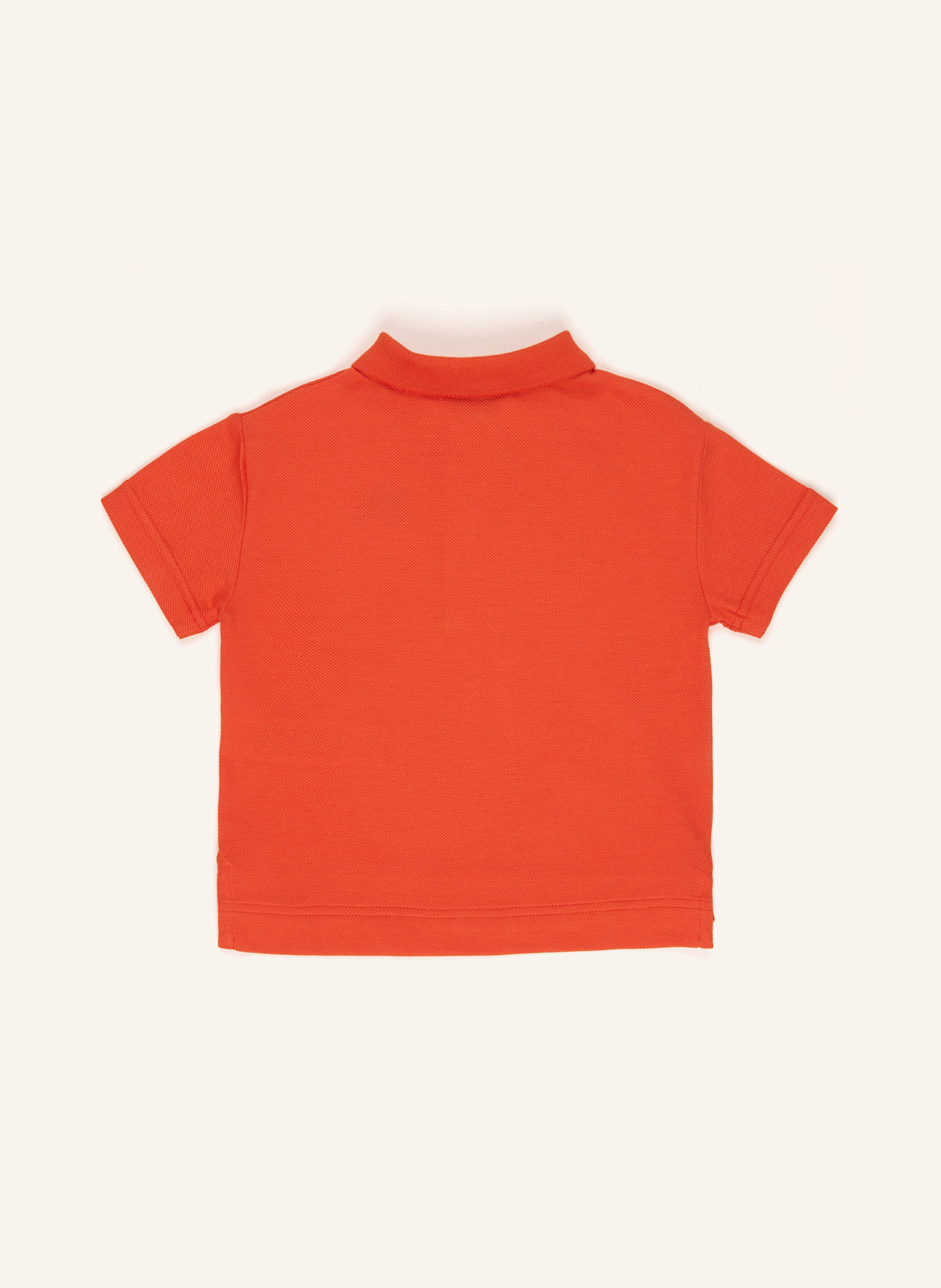 BURBERRY Piqué-Poloshirt: DUNKELORANGE