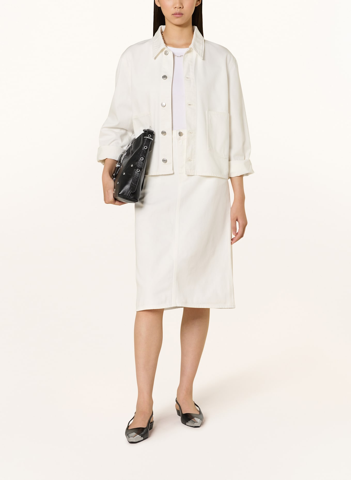 SAMSØE  SAMSØE Jeansjacke SANADINA: CREME