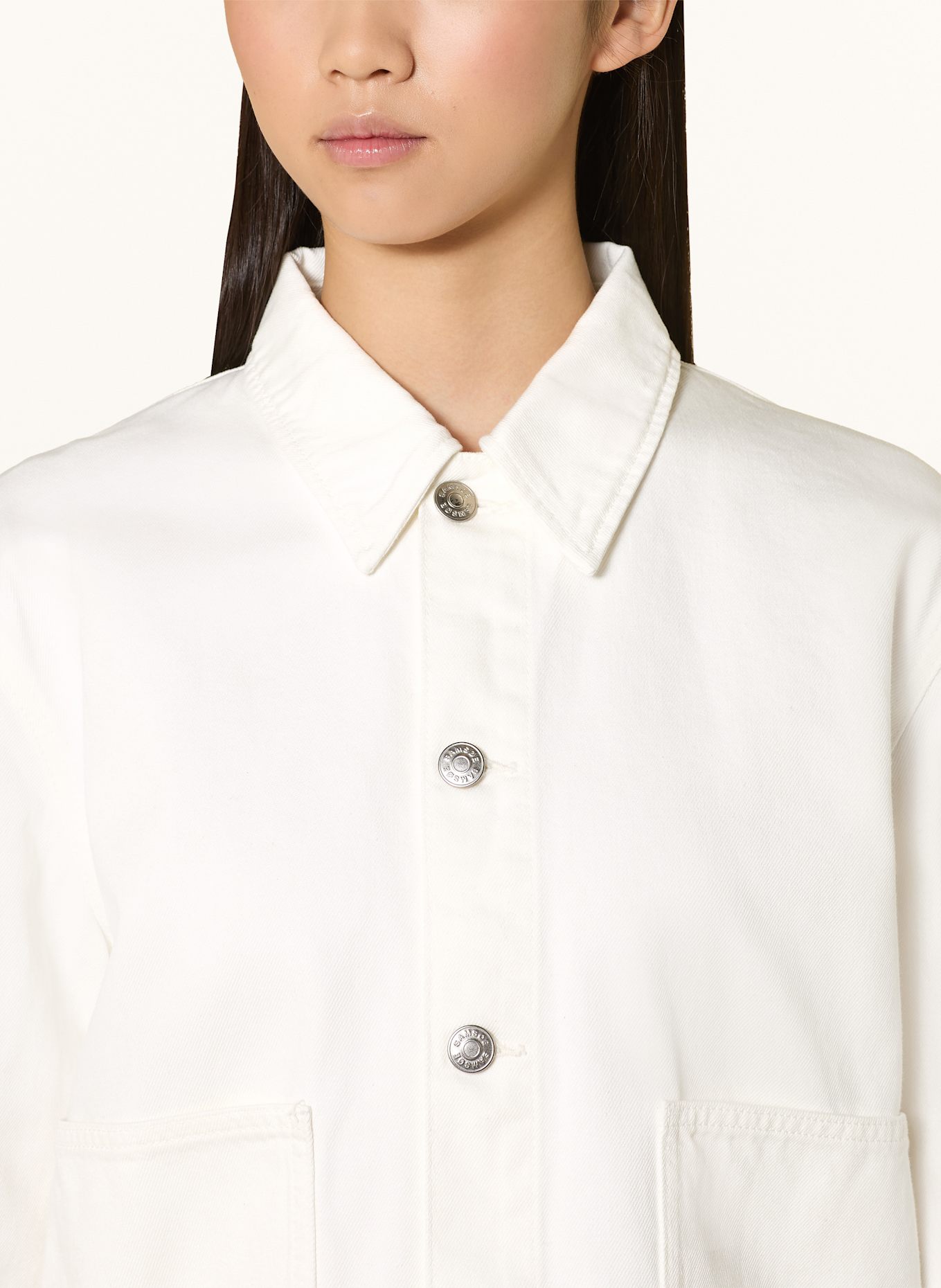 SAMSØE  SAMSØE Jeansjacke SANADINA: CREME