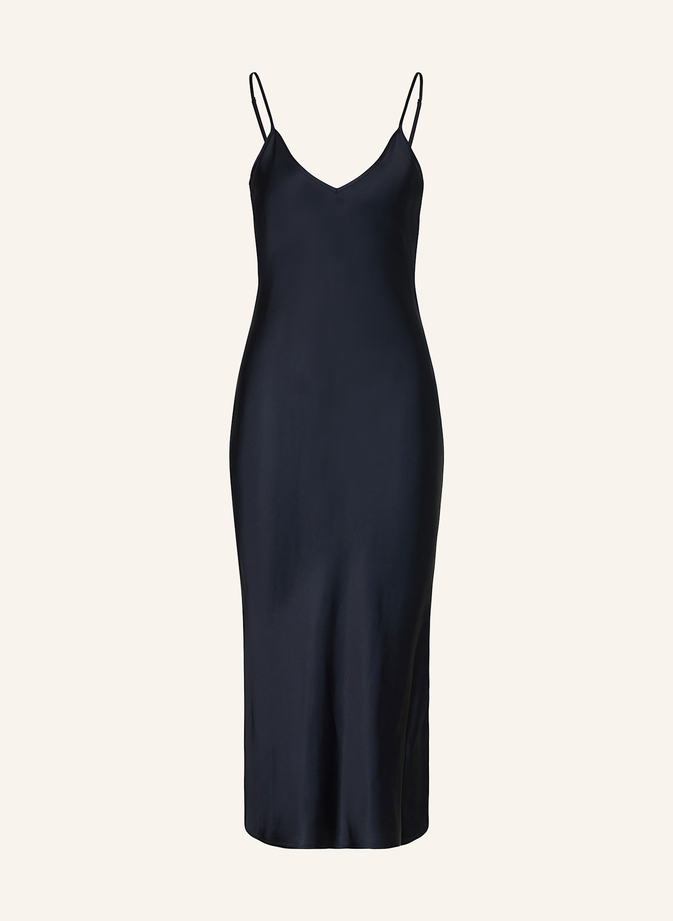 SAMSØE SAMSØE Satin dress SASHARON: DARK BLUE