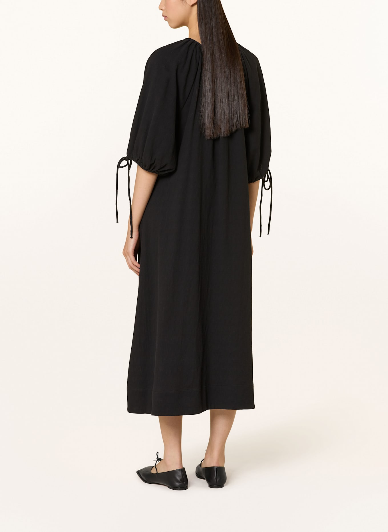 SAMSØE SAMSØE Kleid SALAGO mit 3/4-Arm: SCHWARZ