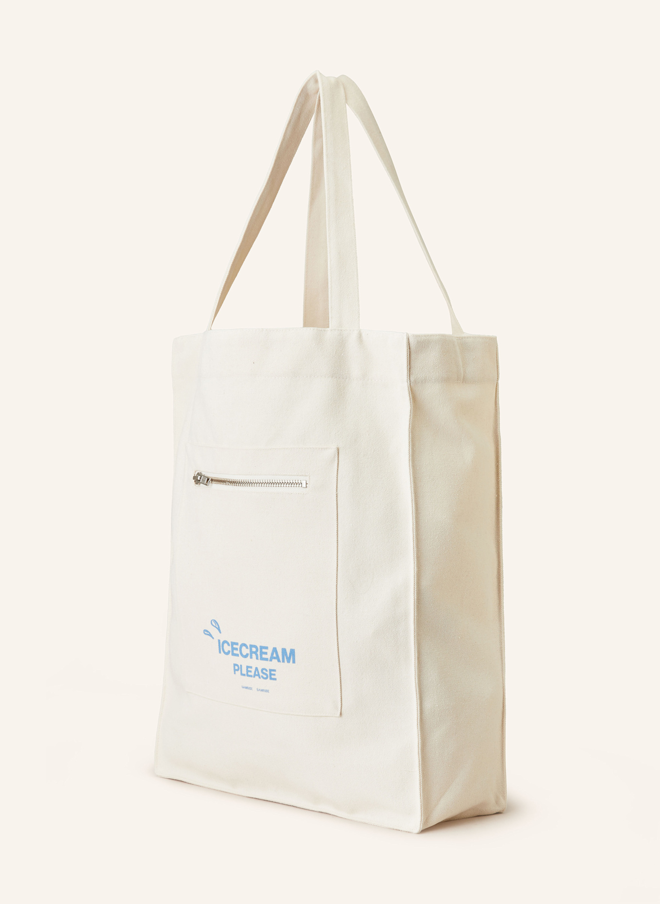 SAMSØE  SAMSØE Shopper SAPRINT: CREME