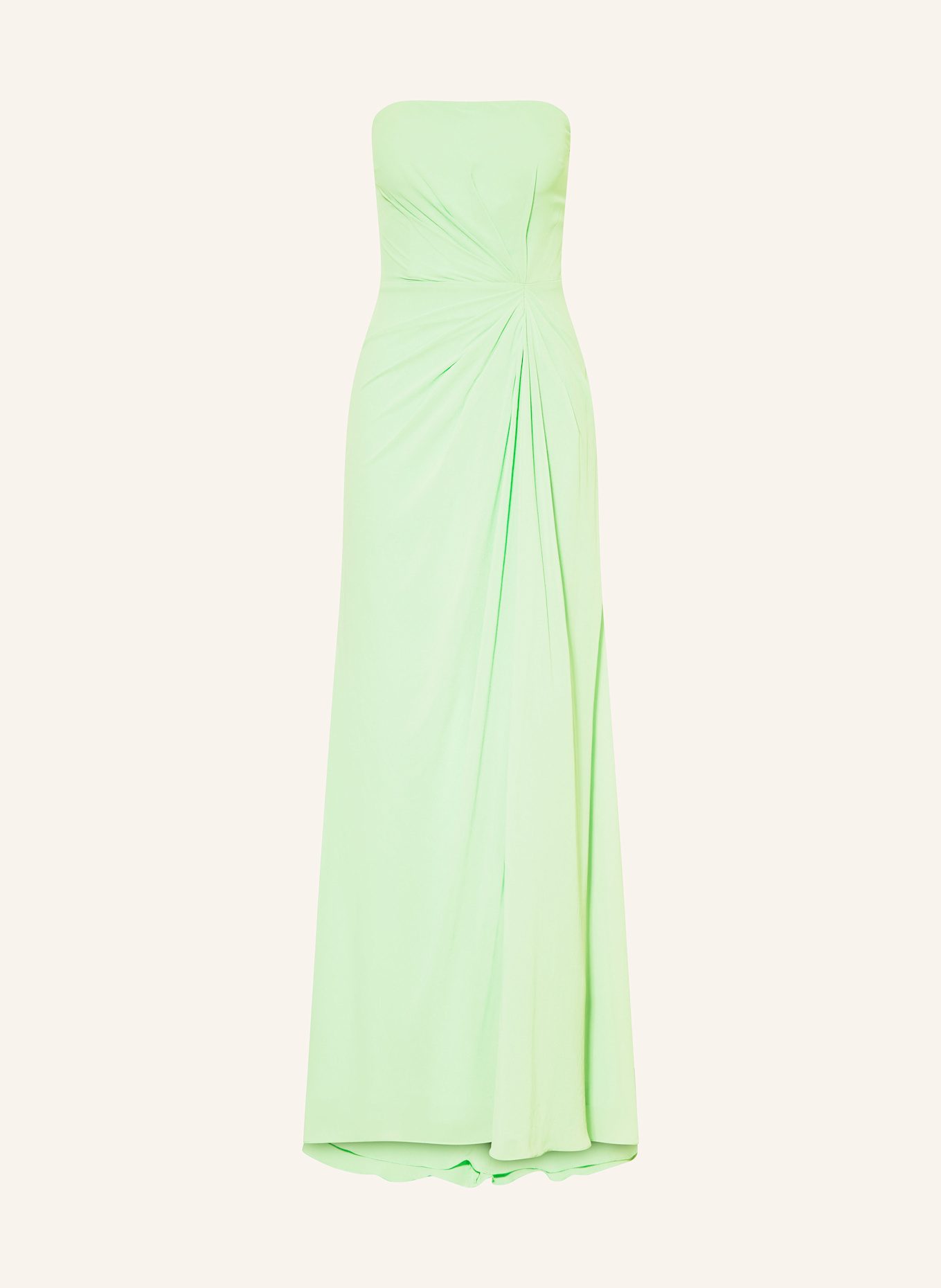 VERA WANG Off-shoulder dress FLEURI: LIGHT GREEN