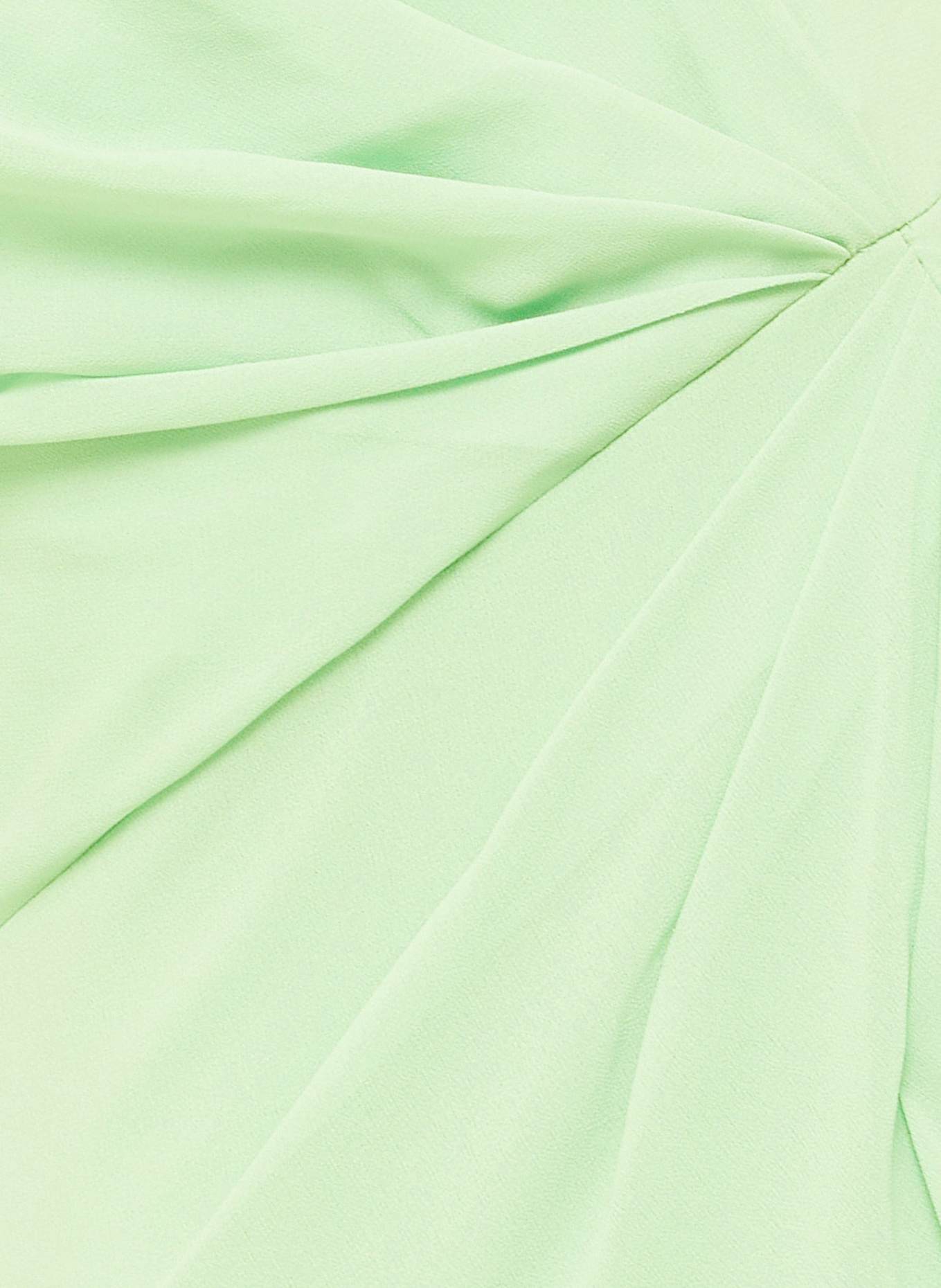 VERA WANG Off-shoulder dress FLEURI: LIGHT GREEN