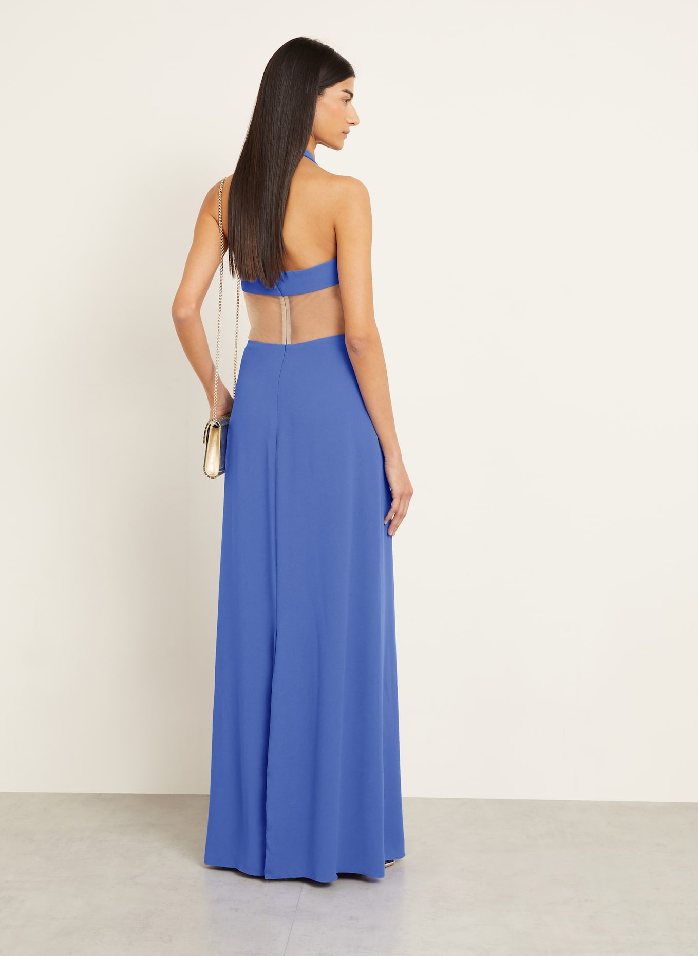 VERA WANG Abendkleid CHAMBERY mit Cut-outs: BLAU