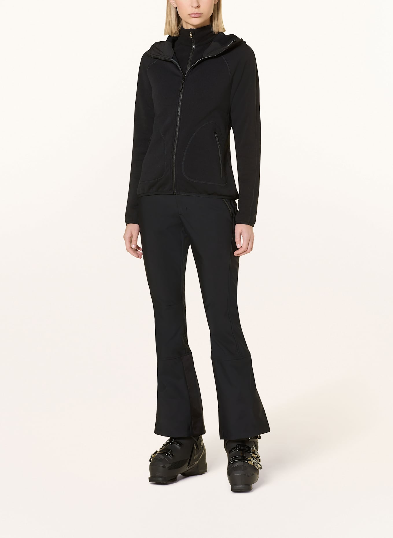 THE MOUNTAIN STUDIO Softshell-Skihose P-4 W: SCHWARZ