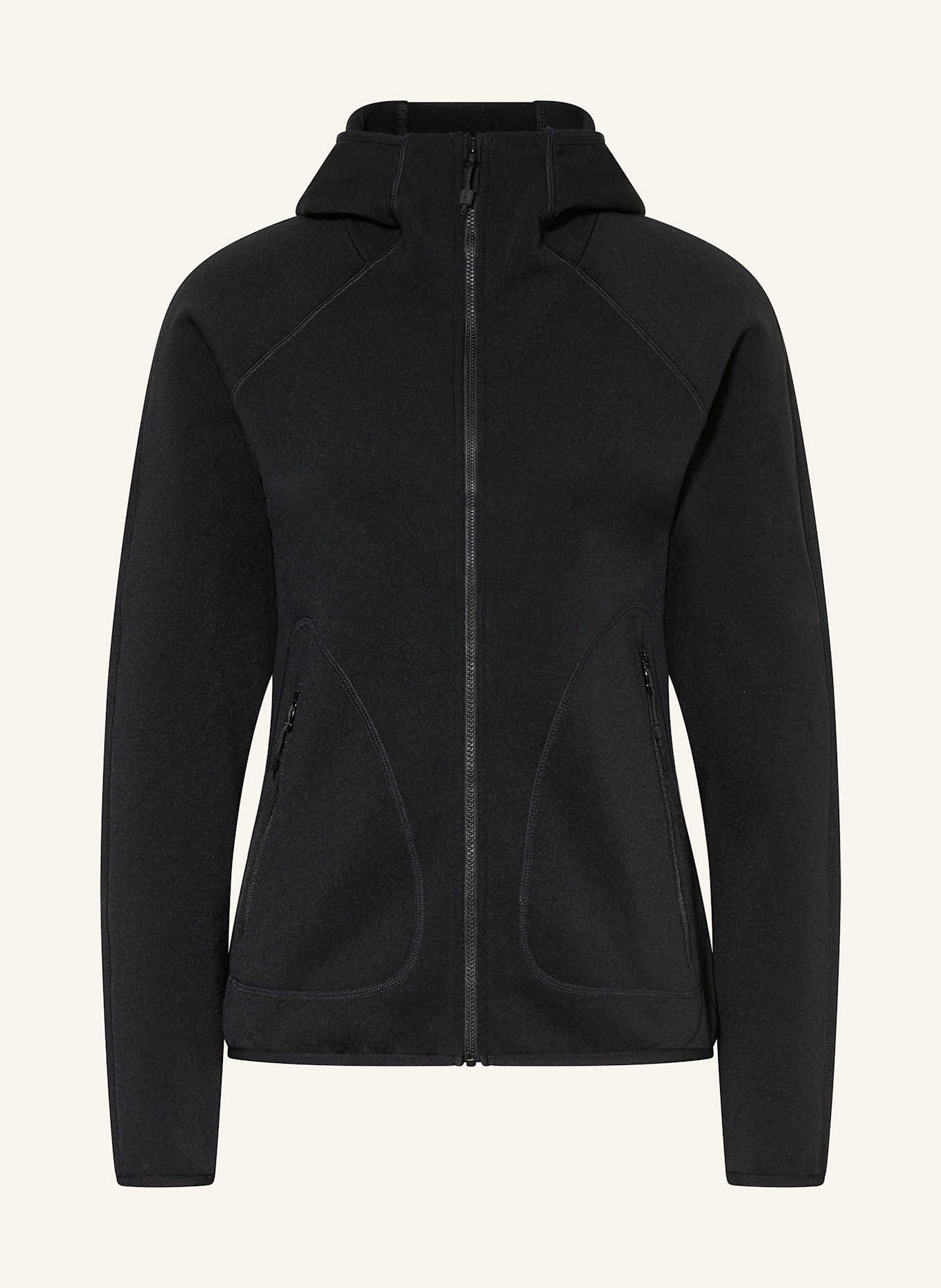 THE MOUNTAIN STUDIO Midlayer-Jacke M-2 W: SCHWARZ