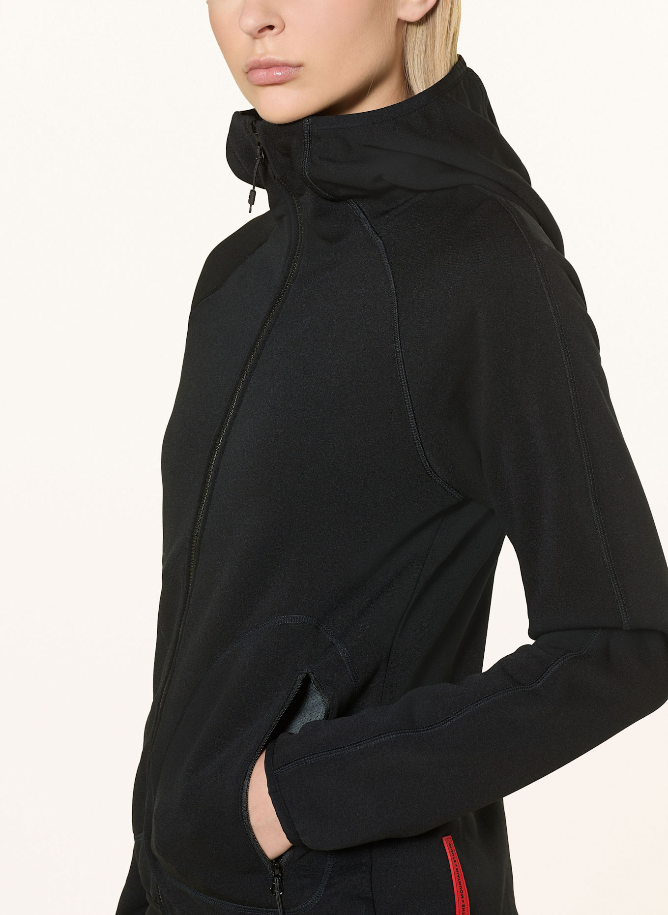 THE MOUNTAIN STUDIO Midlayer-Jacke M-2 W: SCHWARZ