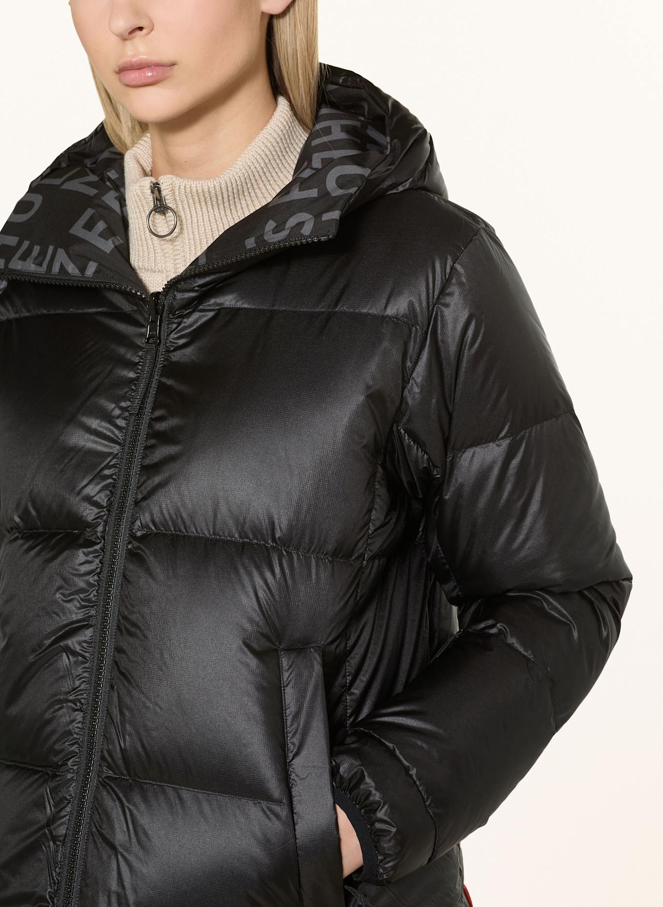 THE MOUNTAIN STUDIO Daunen-Skijacke: SCHWARZ