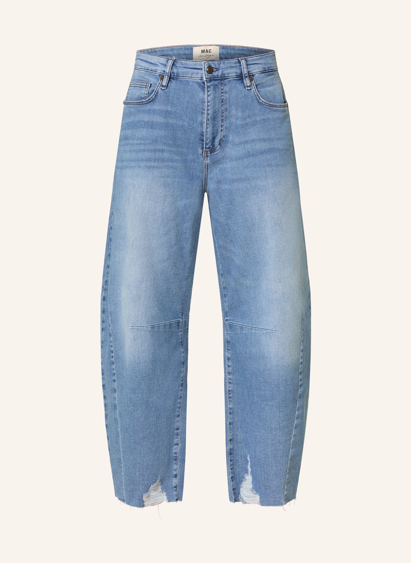 MAC Zvonové džíny DAKOTA: D414 destroyed lake blue