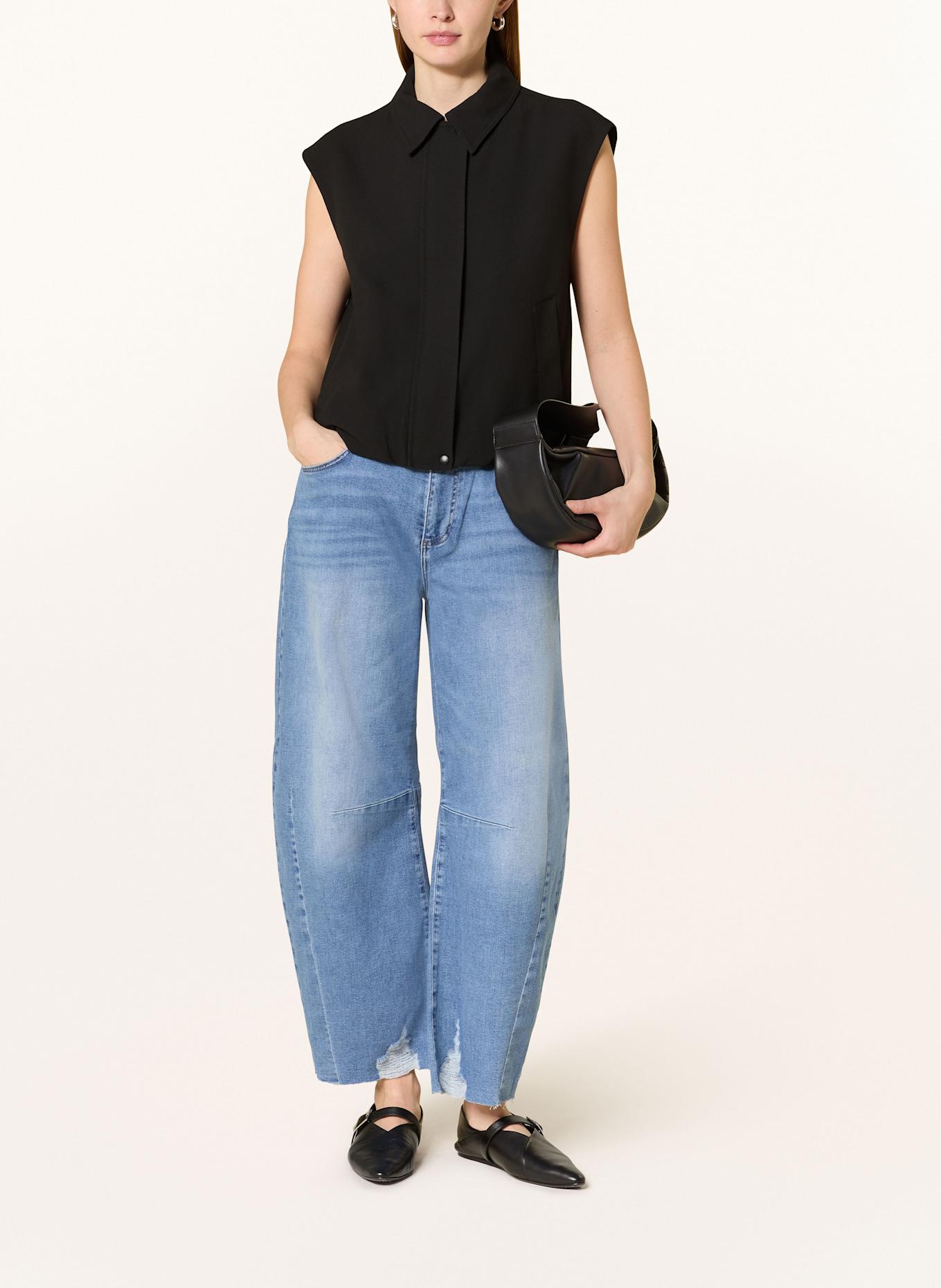 MAC Zvonové džíny DAKOTA: D414 destroyed lake blue