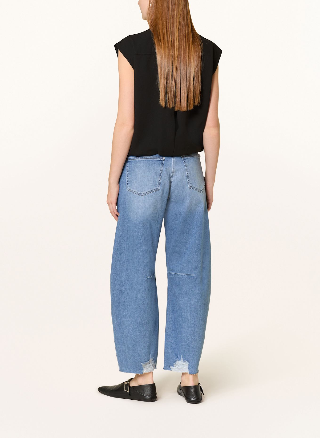 MAC Zvonové džíny DAKOTA: D414 destroyed lake blue