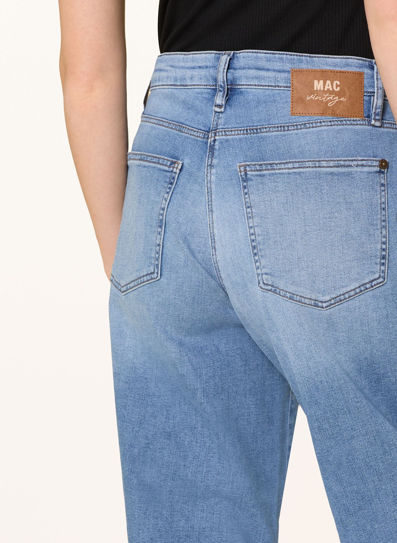 MAC Zvonové džíny DAKOTA: D414 destroyed lake blue