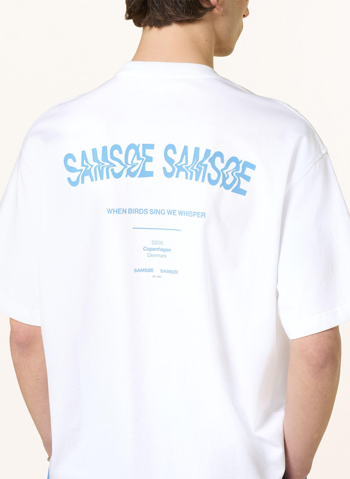 SAMSØE SAMSØE T-Shirt SASWIRL: WEISS
