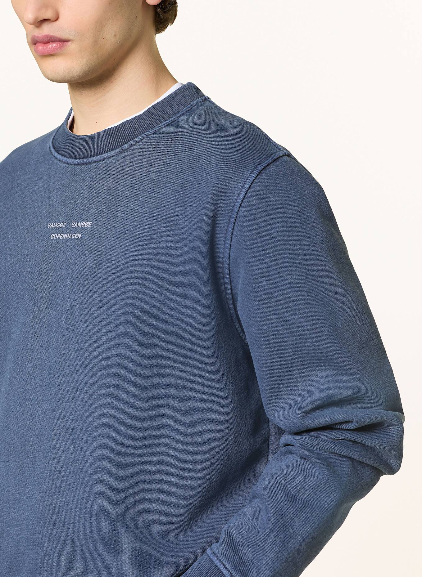 SAMSØE  SAMSØE varsity sweatshirt SAMARCUS: BLAU