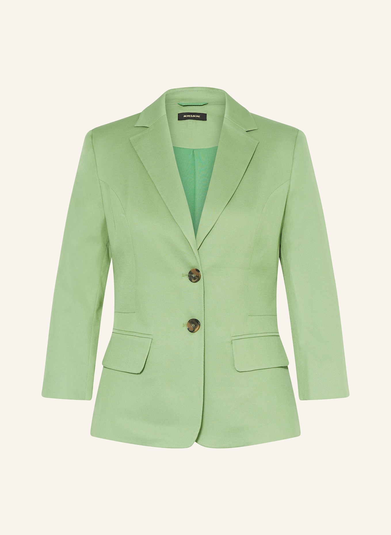 MORE & MORE Blezer z rękawem 3/4: JASNOZIELONY