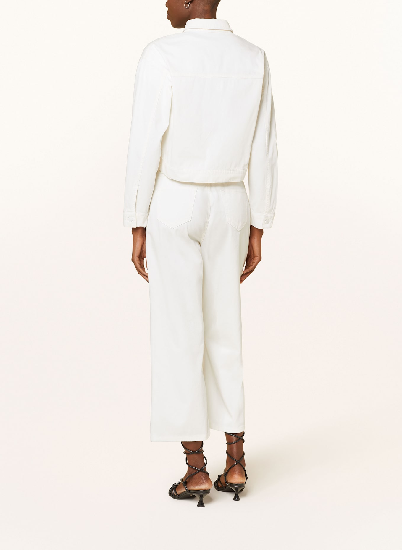 MORE & MORE Jeansjacke: WEISS