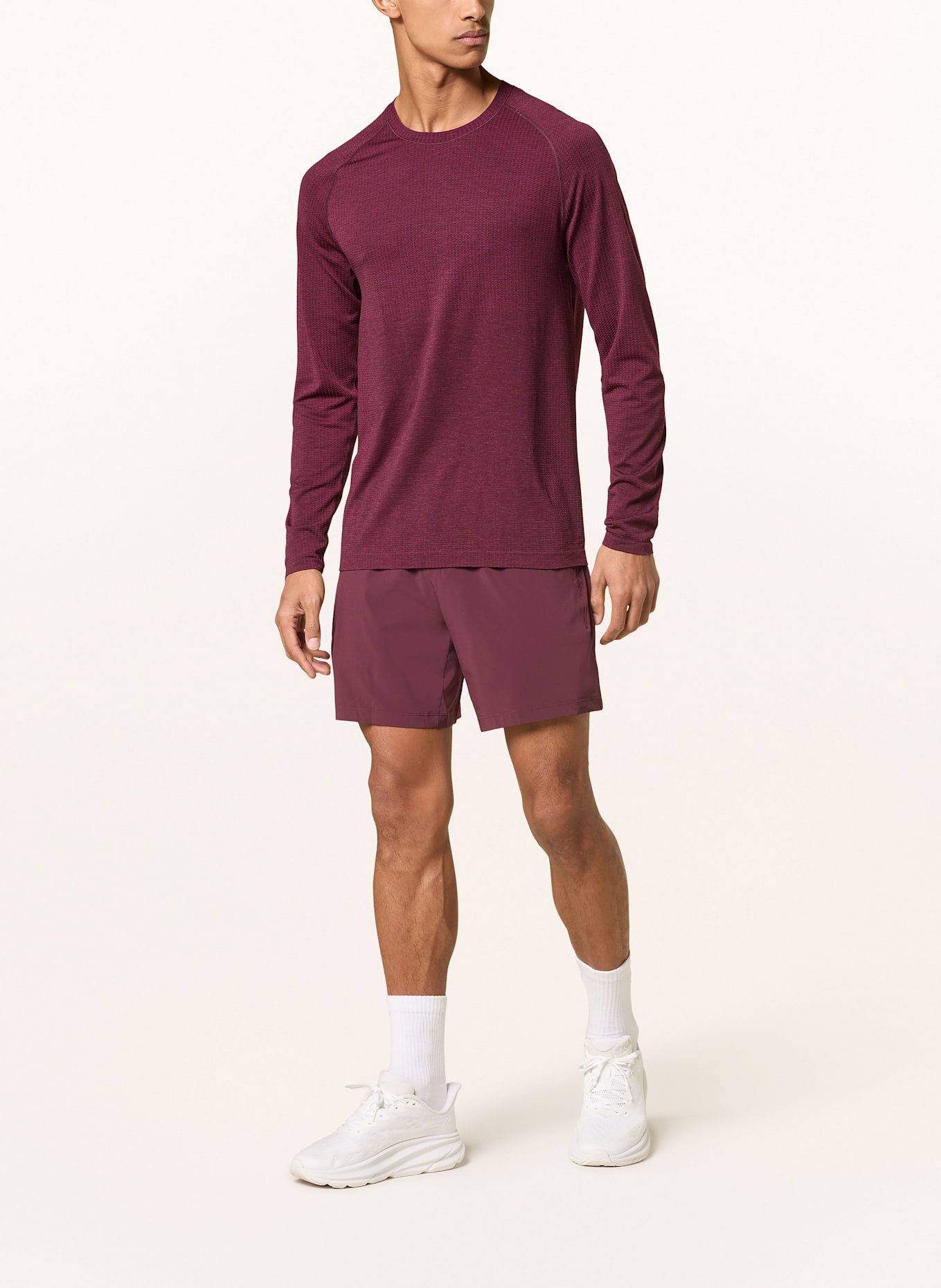 lululemon Longsleeve METAL VENT TECH LONG SLEEVE 3.0: DUNKELROT