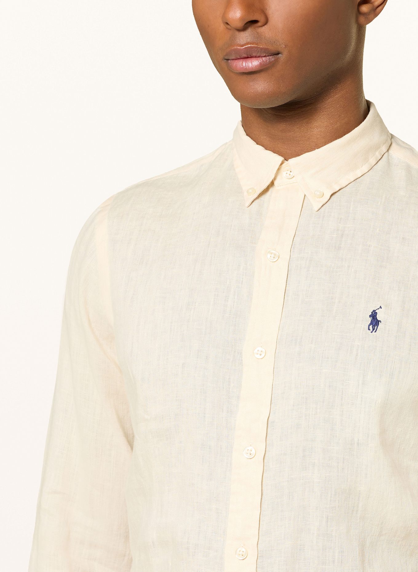 POLO RALPH LAUREN Leinenhemd Slim Fit, Farbe: CREME (Bild 4)