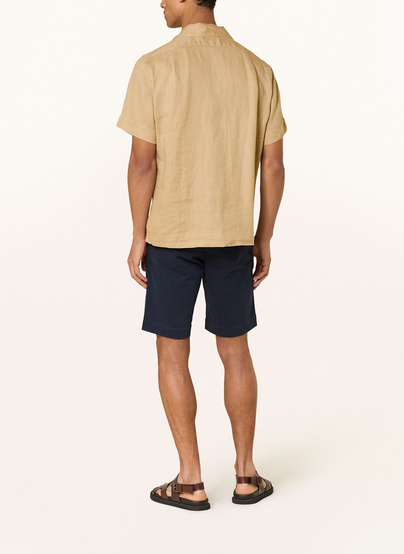 POLO RALPH LAUREN Resorthemd Classic Fit aus Leinen, Farbe: BEIGE (Bild 3)