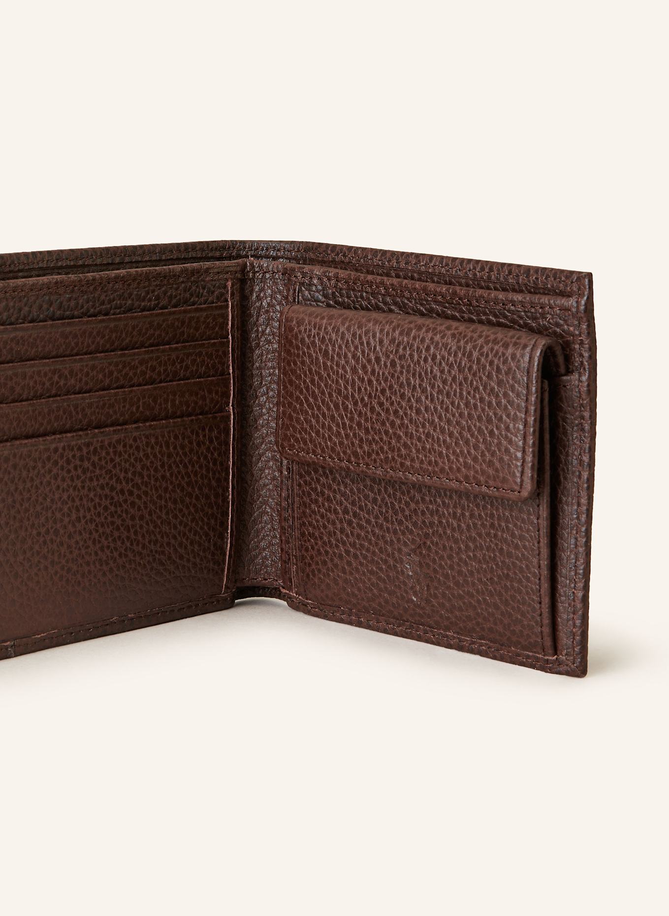 POLO RALPH LAUREN Geldbörse: DUNKELBRAUN