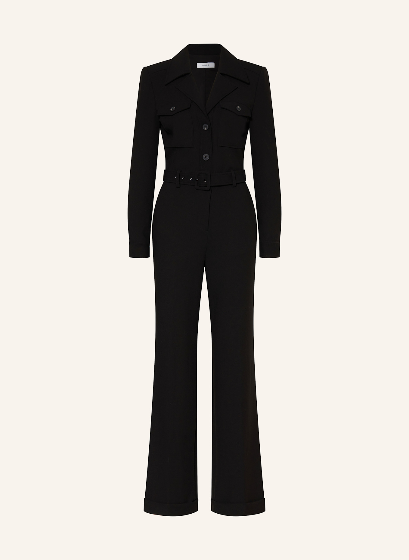 REISS Jumpsuit: SCHWARZ